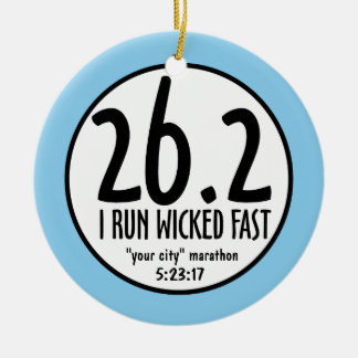 Marathon-Verzierung Keramikornament