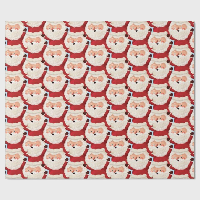 Marathoner Santa Funny Funny FBold Sport Weihnacht Geschenkpapier (Flach)