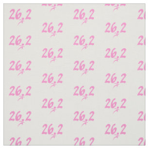 Marathongewebe des Rosas 26,2 Stoff