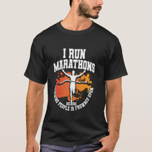 Marathonlauf-Jogger & Läufer, Motivationslauf T-Shirt