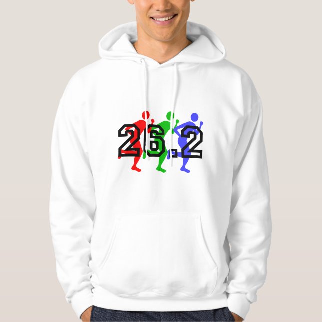 Marathonläufer Hoodie (Vorderseite)