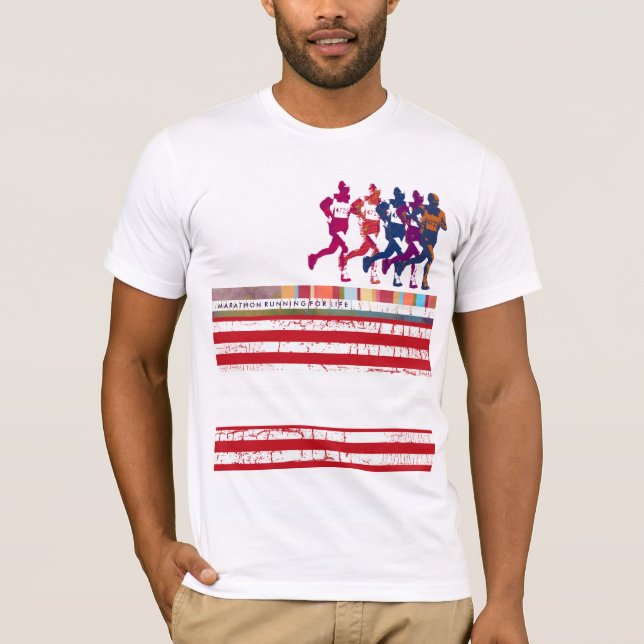 Marathonsportwagen T-Shirt (Vorderseite)