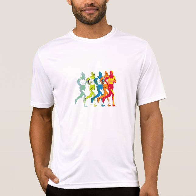 Marathontraining, Laufen T-Shirt (Vorderseite)