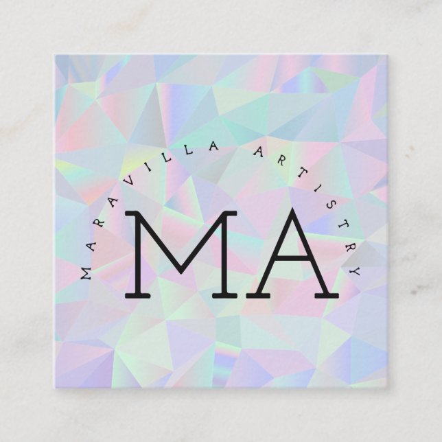 Maravilla Artistry Quadratische Visitenkarte (Vorderseite)