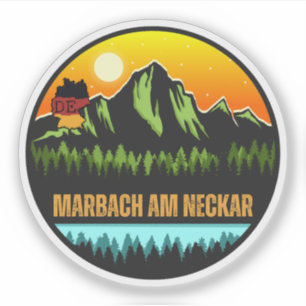 Marbach am Neckar, Baden-Württemberg Deutschland Aufkleber