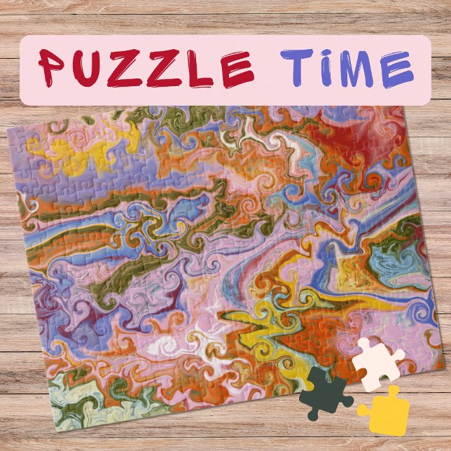 Marbella Art Colorful Flow orange violett (Von Creator hochgeladen)