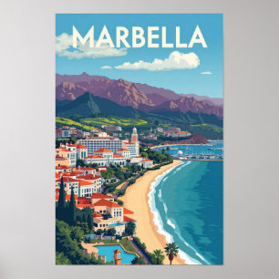 Marbella Druck Poster