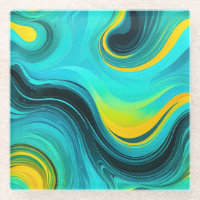 "Marbella" Gelbe Wirbel Waves