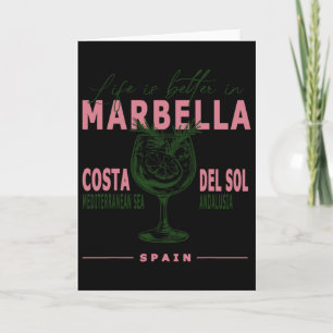 Marbella Leben ist besser in Costa Del Sol Andalus Karte