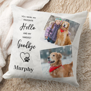 Marbella Pet Loss Keepake Pet Hund Memorial Kissen