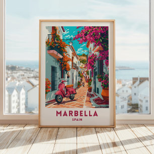 Marbella Spanien Reisen Plakate Wand an Wand Kunst