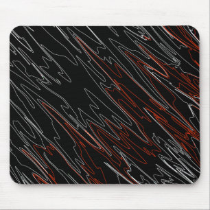 Marbile Black Red Mousepad