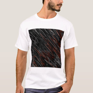 Marbile Black Red T-Shirt