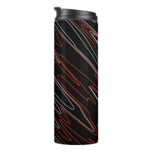 Marbile Black Red Thermosbecher