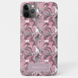 Marbile Trippy Retro Groovy Pink Personalisierter  Case-Mate iPhone Hülle
