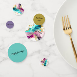 Marble Abstrakt Confetti Konfetti