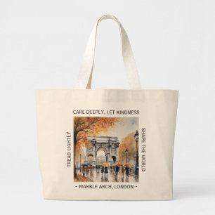 Marble Arch sous la pluie Sac en coton pour l'auto