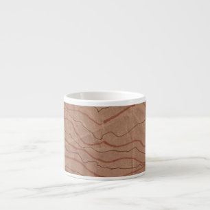 Marble Brown Espresso Tasse