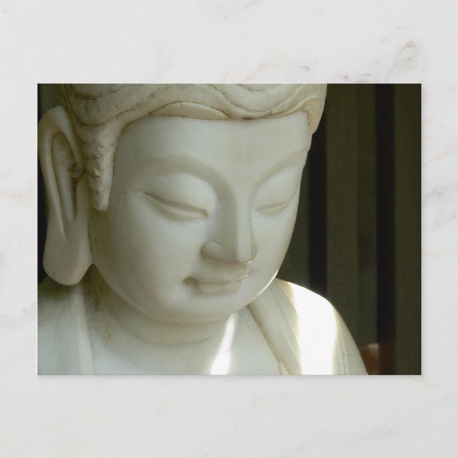 Marble Buddha Postkarte (Vorderseite)