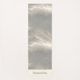 Marble Cloud Texture Serene Luxury Yogamatte