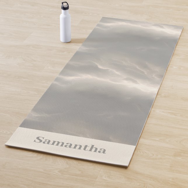 Marble Cloud Texture Serene Luxury Yogamatte (Beispiel)