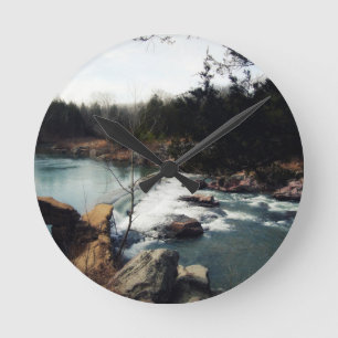 Marble Creek Runde Wanduhr