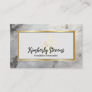 Marble Dream Gold Leaf Carte de visite MW1001
