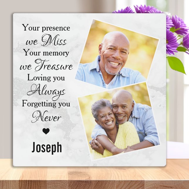 Marble Family Foto Sympathy Memorials Keepsake Fotoplatte (Von Creator hochgeladen)