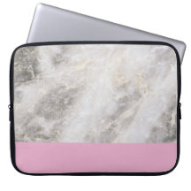 Marble Girly Minimal mit rosa Farbblock
