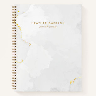 Marble-Gold-Notebook Notizbuch