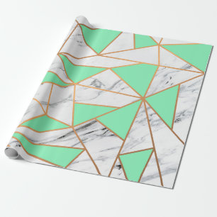 Marble Golden Mosaik Geschenkpapier