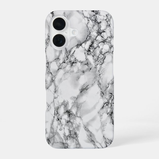 Marble iPhone Case 16 Hülle (Rückseite)
