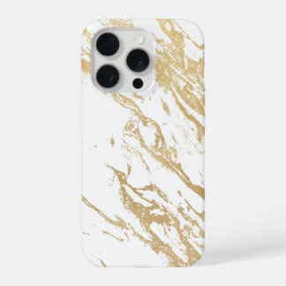 Marble Luxe Golden Phone Case iPhone 15 Pro Hülle