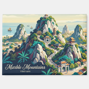 Marble Mountains Vietnam Magnet