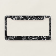 Marble Mystique - Agate Elegance - schwarz-weiß