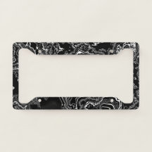 Marble Mystique - Agate Elegance - schwarz-weiß