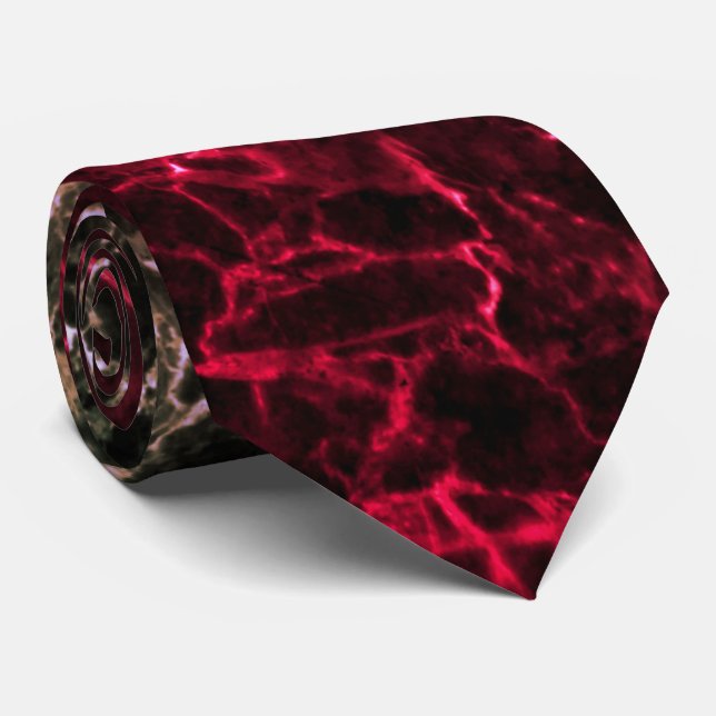 MARBLE NECK TIE KRAWATTE (Gerollt)