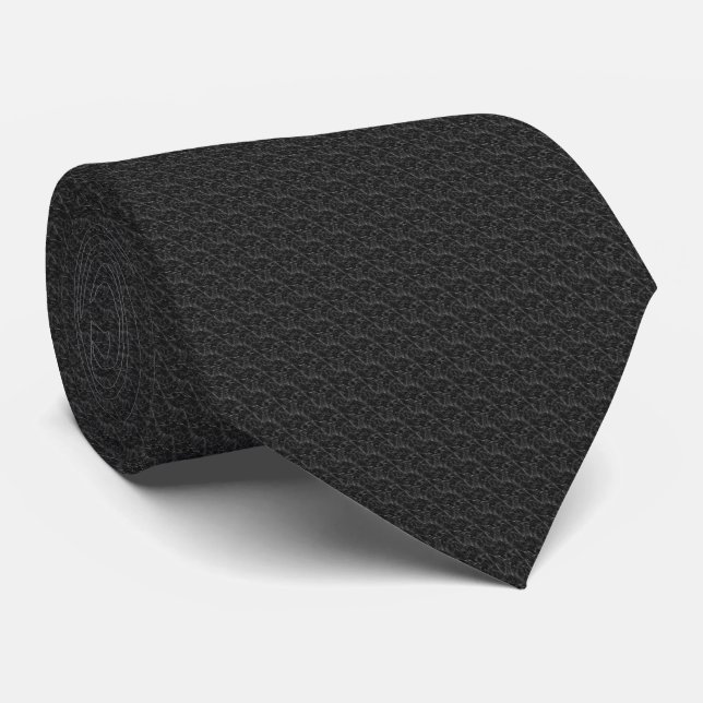 Marble Pattern Tie Krawatte (Gerollt)