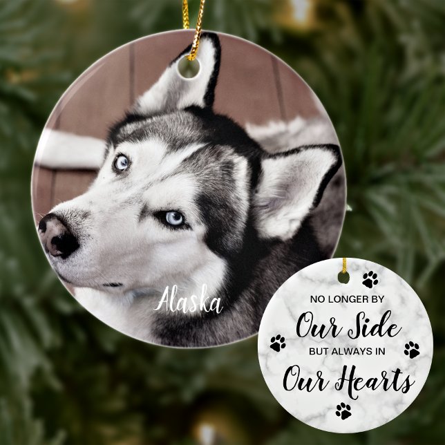 Marble Pet Loss Quote Foto Pet Memorial Keramik Ornament (Von Creator hochgeladen)