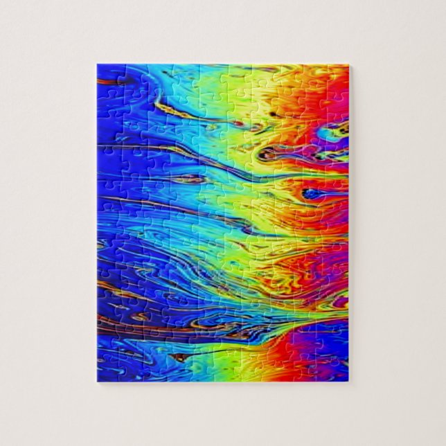 Marble Rainbow Artwork Beautiful (Vertikal)