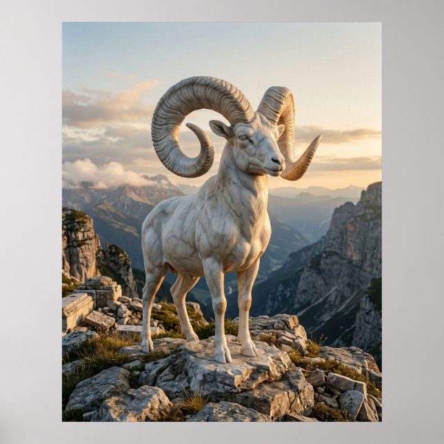 Marble Ram Mountain Pride Poster (Vorne)