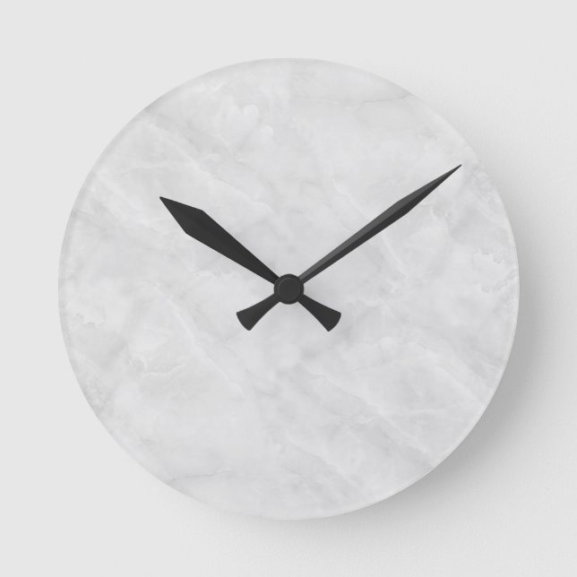 Marble Runde Wanduhr (Vorderseite)