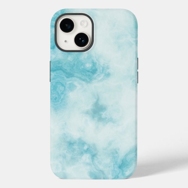Marble Stone Case-Mate Tough Apple iPhone 14 Fall Hülle (Rückseite)
