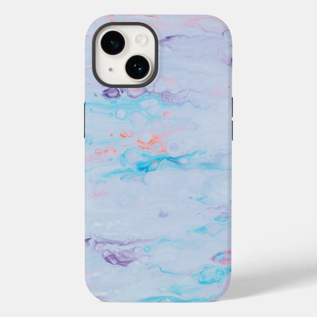 Marble Stone Case-Mate Tough Apple iPhone 14 Fall Hülle (Rückseite)
