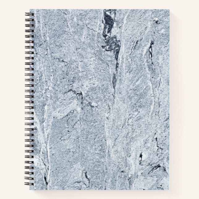 Marble Stone Muster Spiral Notebook Notizbuch (Vorderseite)