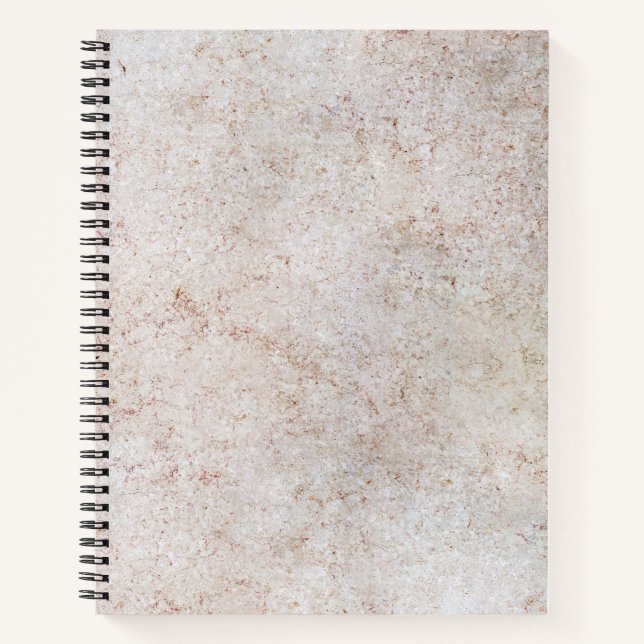 Marble Stone Muster Spiral Notebook Notizbuch (Vorderseite)