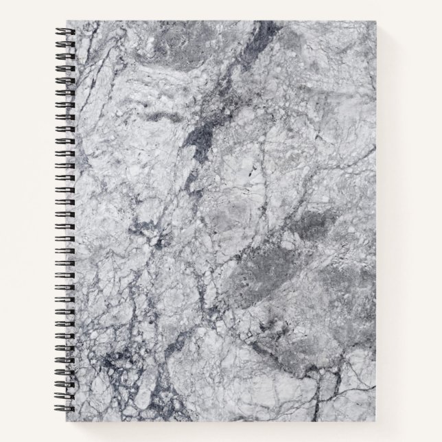 Marble Stone Muster Spiral Notebook Notizbuch (Vorderseite)