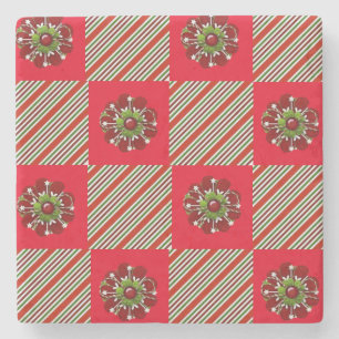 Marble Stone Untersetzer Weihnachten