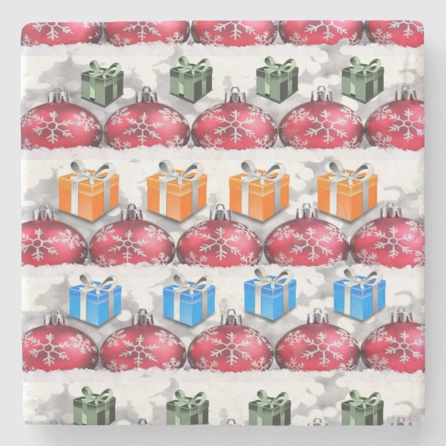 Marble Stone Untersetzer Weihnachten (Vorderseite)