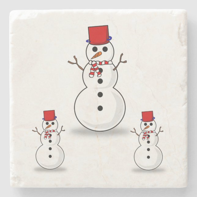 Marble Stone Untersetzer Weihnachten (Vorderseite)